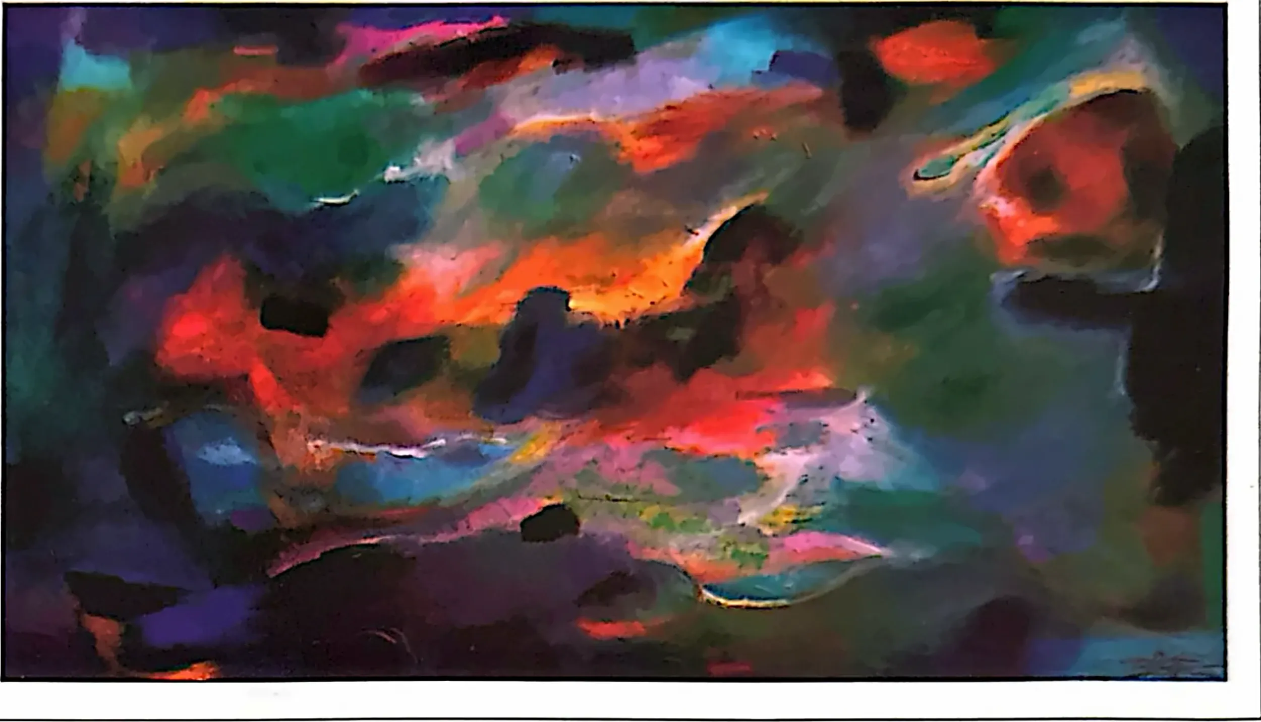 Oil painting titled High Tide by Tan Peng Hooi, 2004.