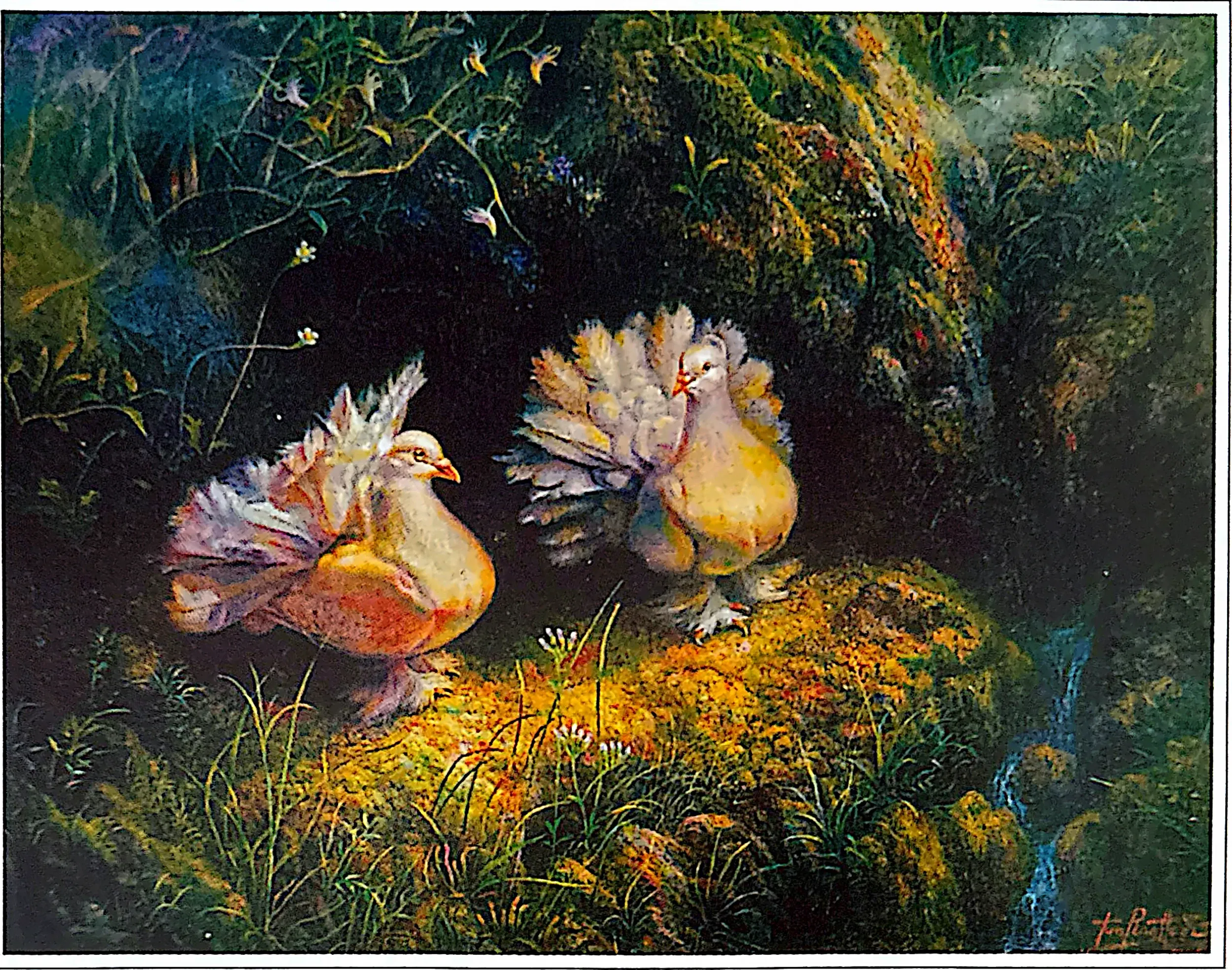 Oil painting titled Lost Paradise by Tan Peng Hooi, 2006.